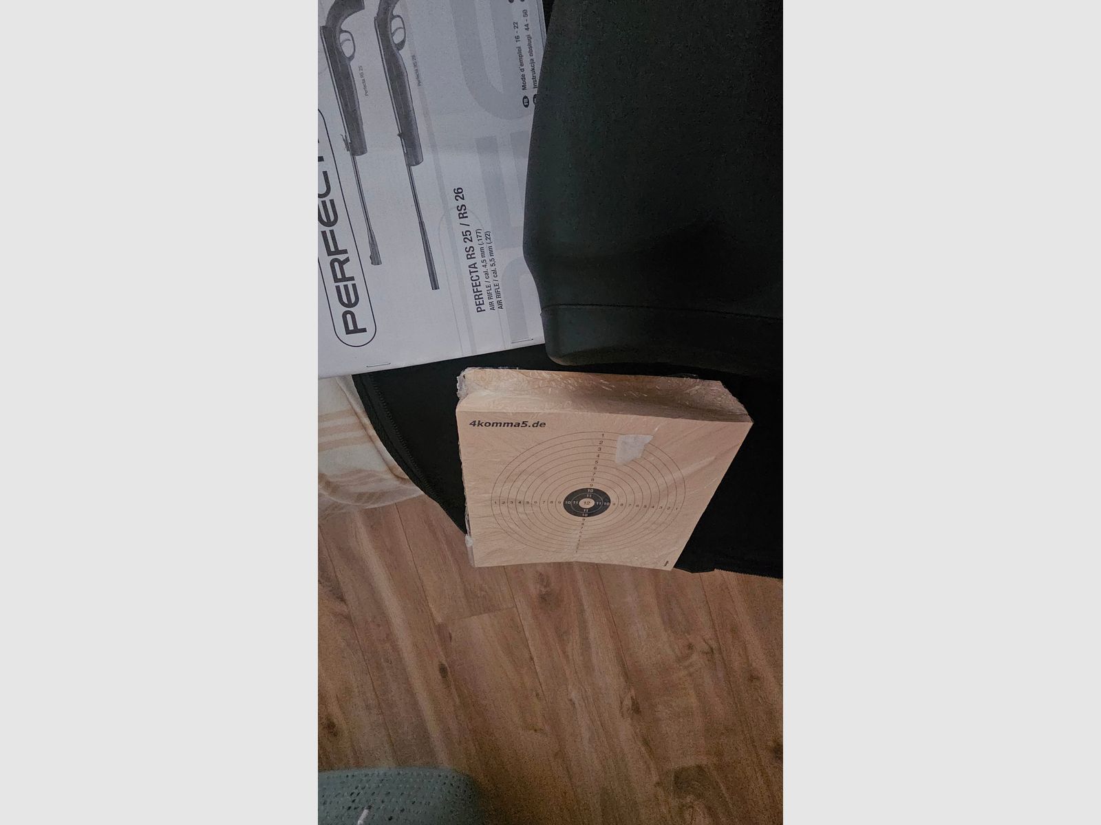 Air rifle with accessories