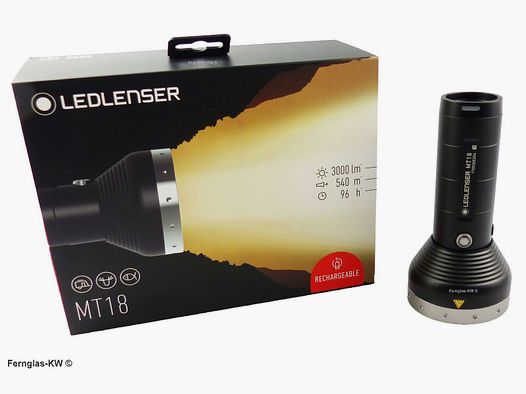 Ledlenser 500847 Geschenk Box LED Akku Taschenlampe MT18 Leuchtkraft 3000 Lumen
