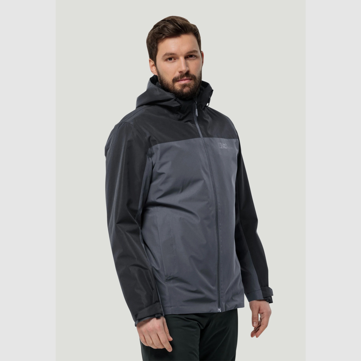 JACK WOLFSKIN Taubenberg 3en1 Jkt M Phantom