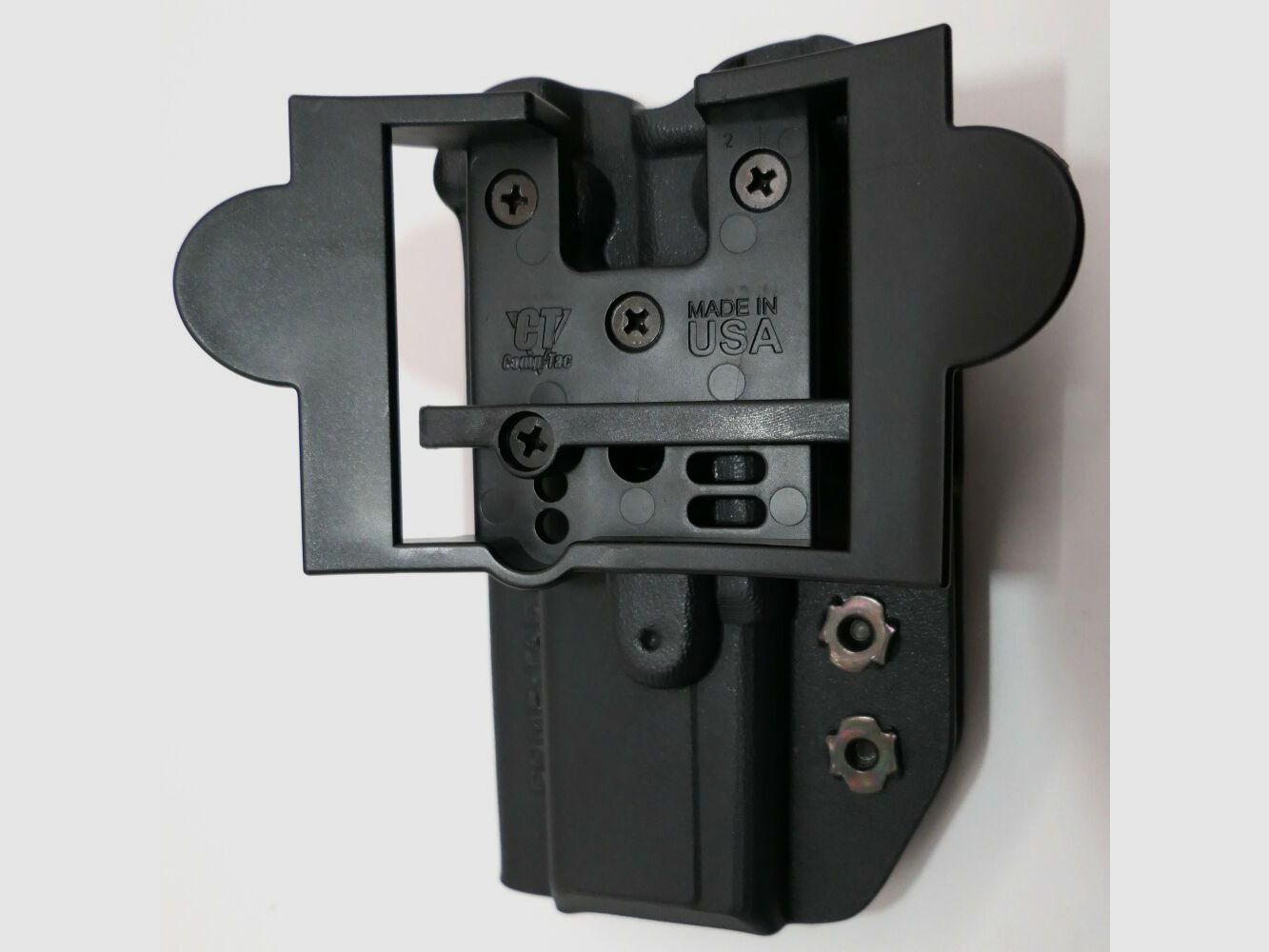 Comp-Tac Glock 17 / 45 GEN5 COMP-TAC International KYDEX Funda derecha negra aprobada por IPSC