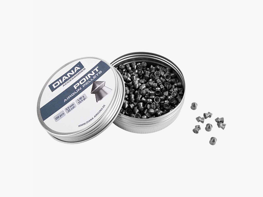 DIANA diabolo appuntito liscio 5,5mm 1 grammo / 15,4grs 250 pezzi
