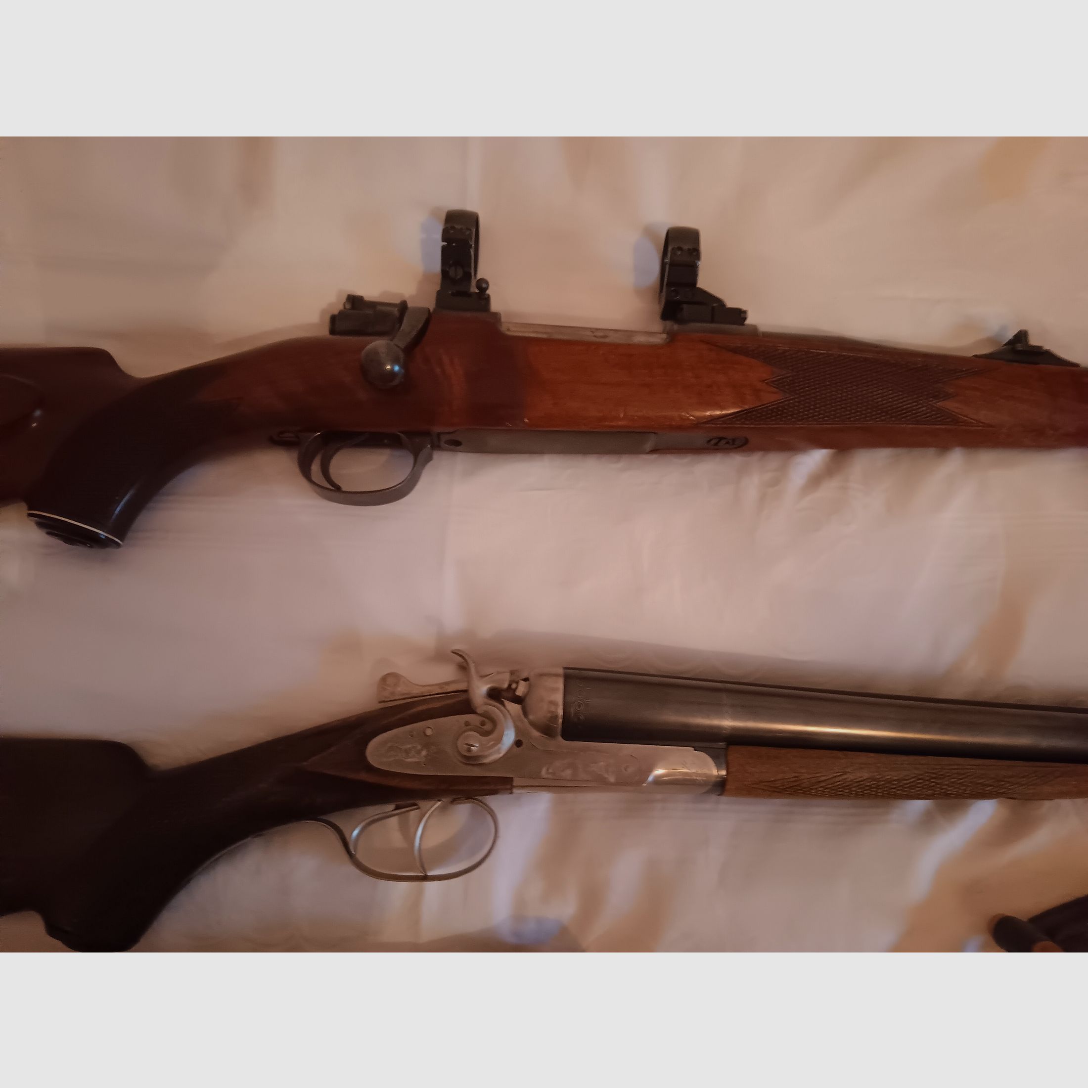 Repetierbüchse Mod. 98  und Hahn-Doppelflinte