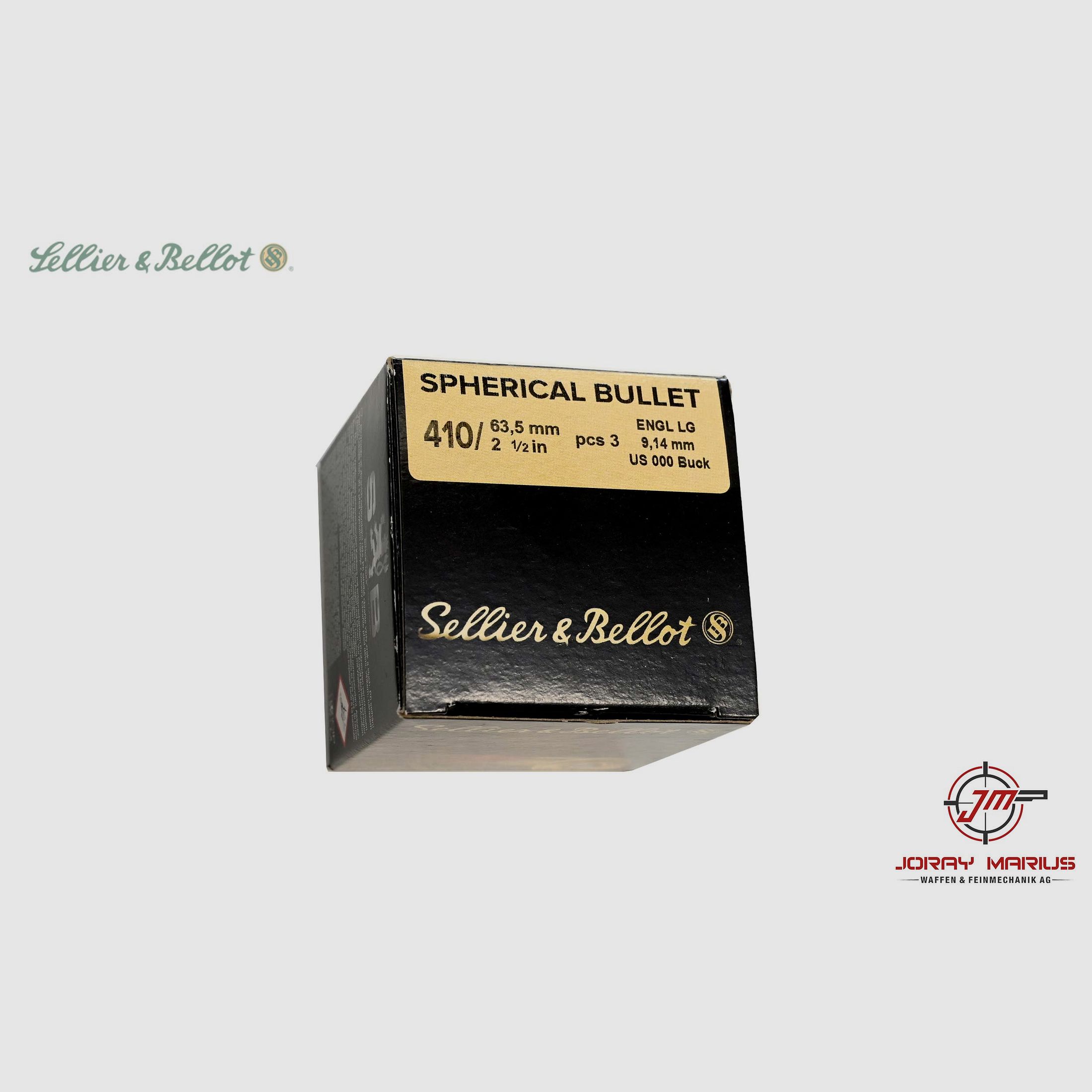 .410/63.5 S&B 11.0g 170gr Spherical Bullet