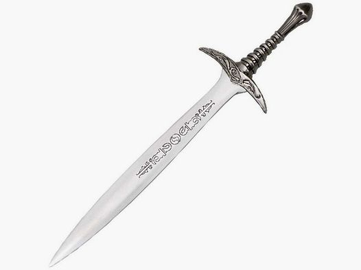 Brieföffner breite Klinge Miniatur-Schwert 19cm