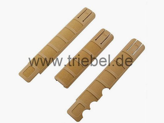 HECKLER & KOCH Tuning/Ersatzteil f. Langwaffe Handschutzpanel RAL8000 f. MR308/MR223 3er Set
