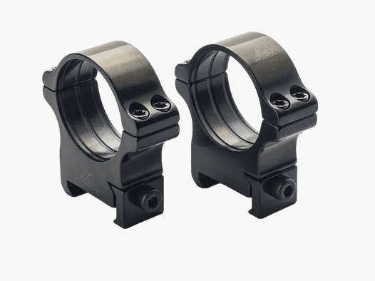 Russian mounting rings for Picatinny rail with screw