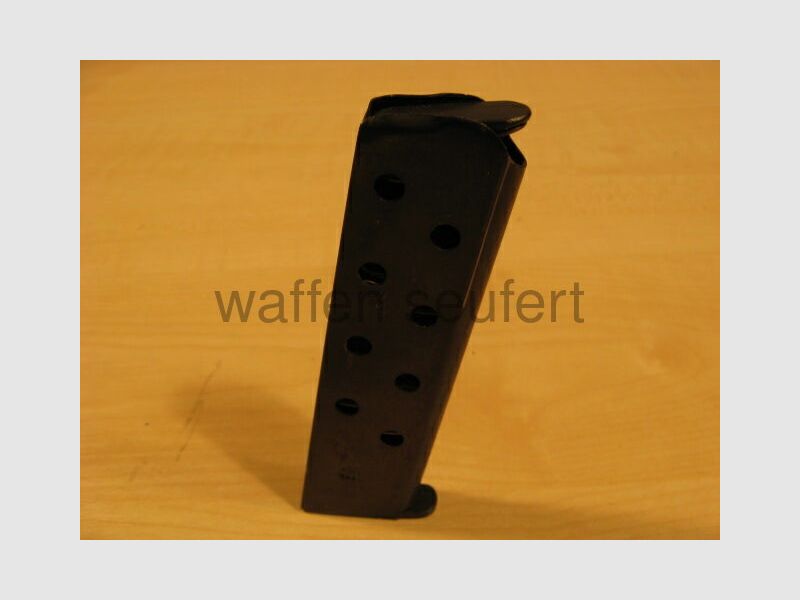 FN 1910/22 Wechselmagazin f. 9Patr. 7,65mm FN gestempelt