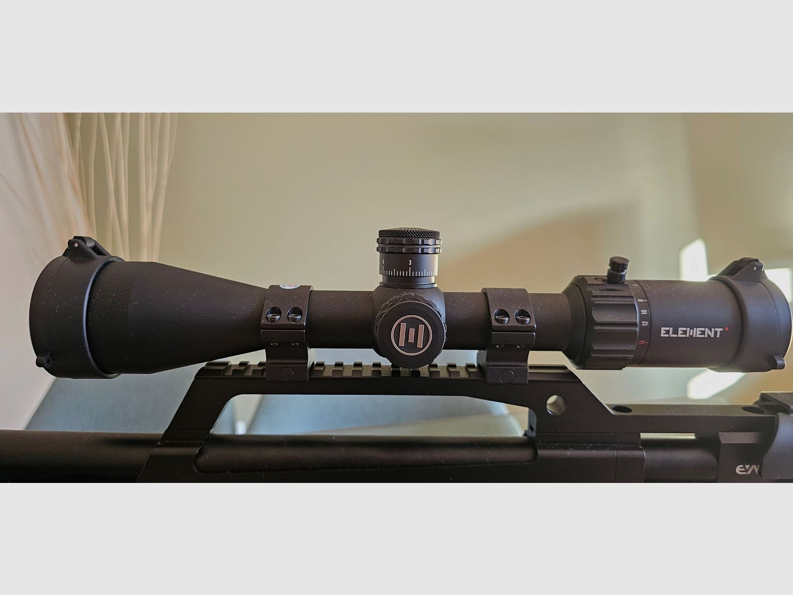 Evanix Max Air II .30 (7.62 mm) PCP air rifle set – GoGun (F-mark) + Element Optics + Sportsmatch + Schalock + accessories (incl. invoice)
