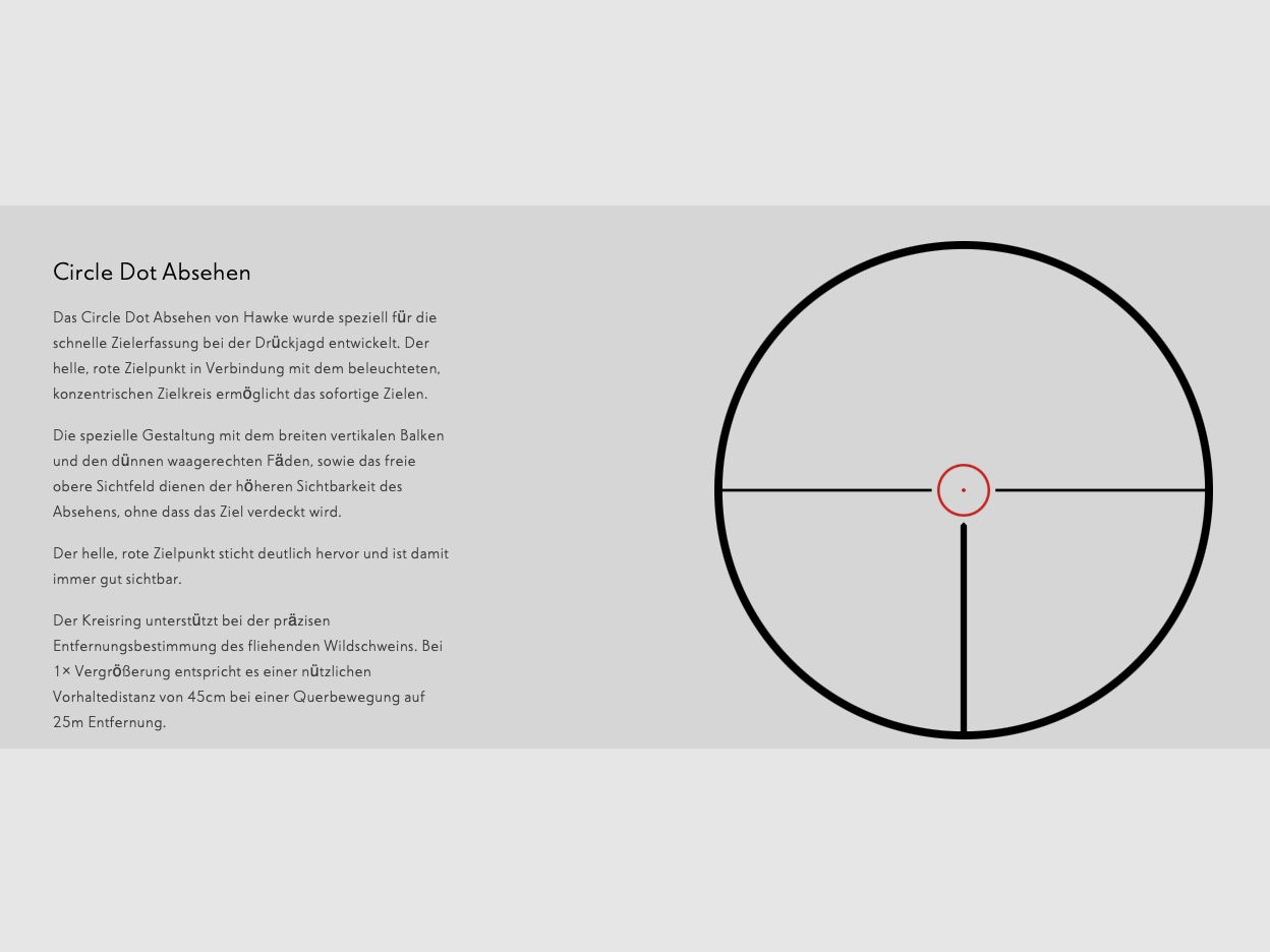 BWare Hawke VANTAGE 14401 30 WA 1-8X24 CIRCLE DOT Leuchtabsehen V395