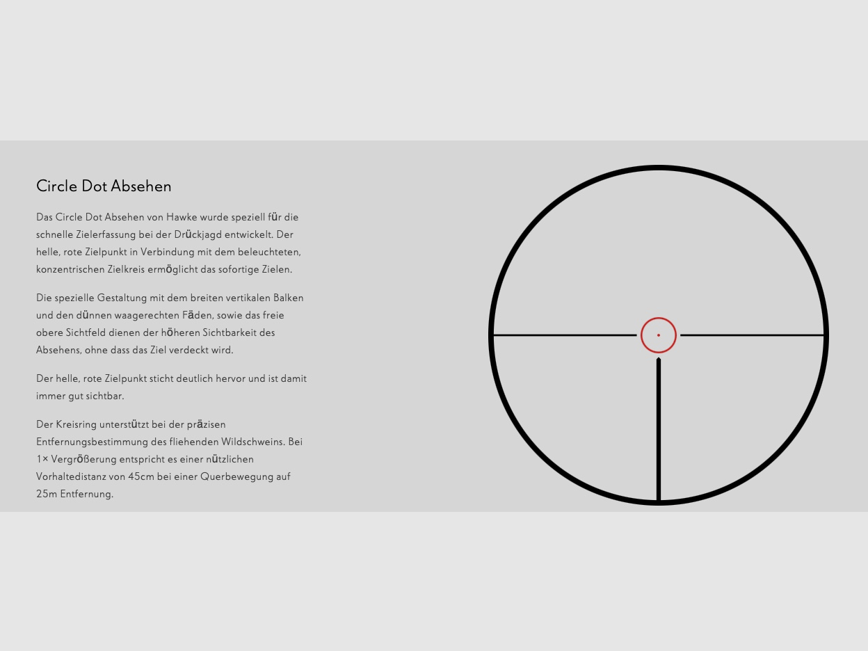 Hawke VANTAGE 14401 30 WA 1-8X24 CIRCLE DOT reticle