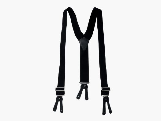 Woodline suspenders belt black 50 mm