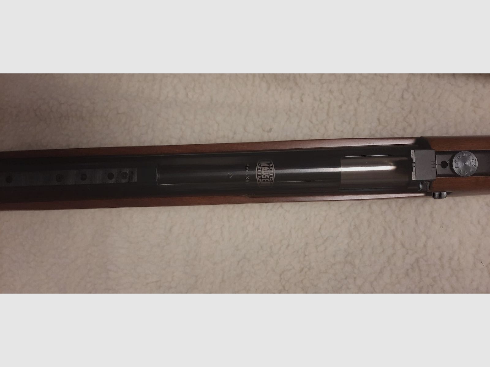 Diana Mauser K98 Unterhebelspanner Luftgewehr mit Buchenholzschaft