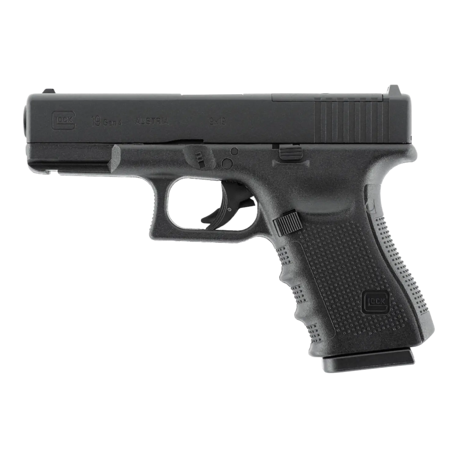 Glock 19 Gen4 MOS BLK CO2 Pistolet Kaliber 4,5mm BB