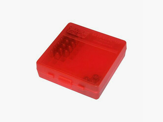 MTM Patronenbox mit Klappdeckel rot .22lr 100 Patronen