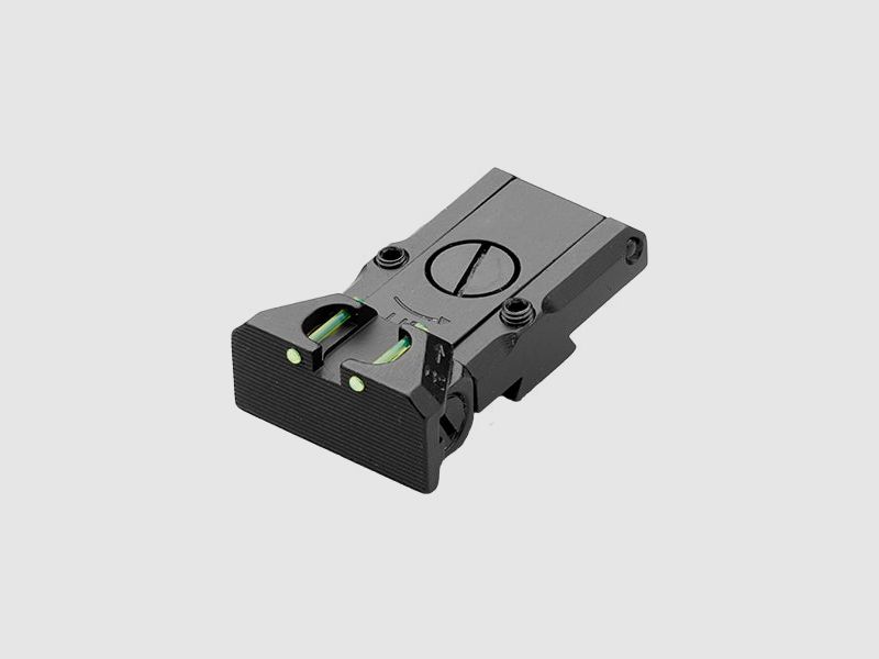 LPA TRT92BWFO Target-Match Rear Sight for CZ 75 Tactical Sport, TS Orange – Fiber Optic