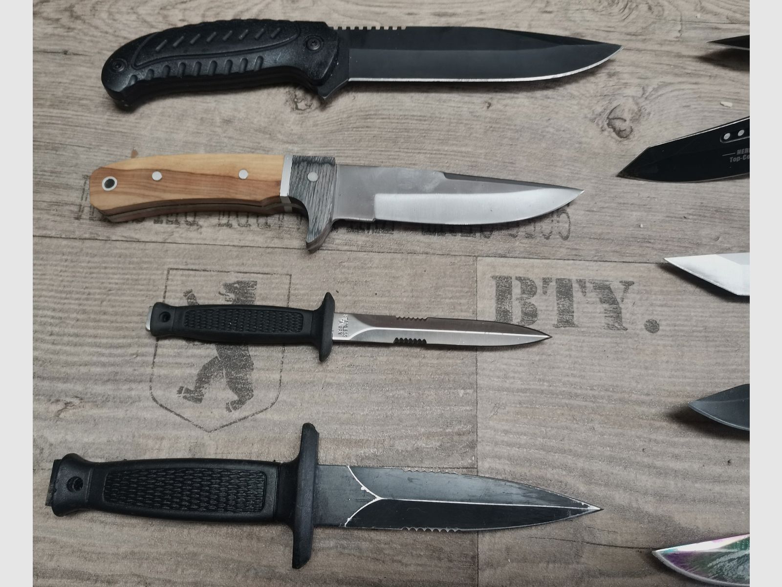 Messer Konvolut Böker Haller Walther Herbertz etc. Karambit Einhandmesser Dolch Springmesser