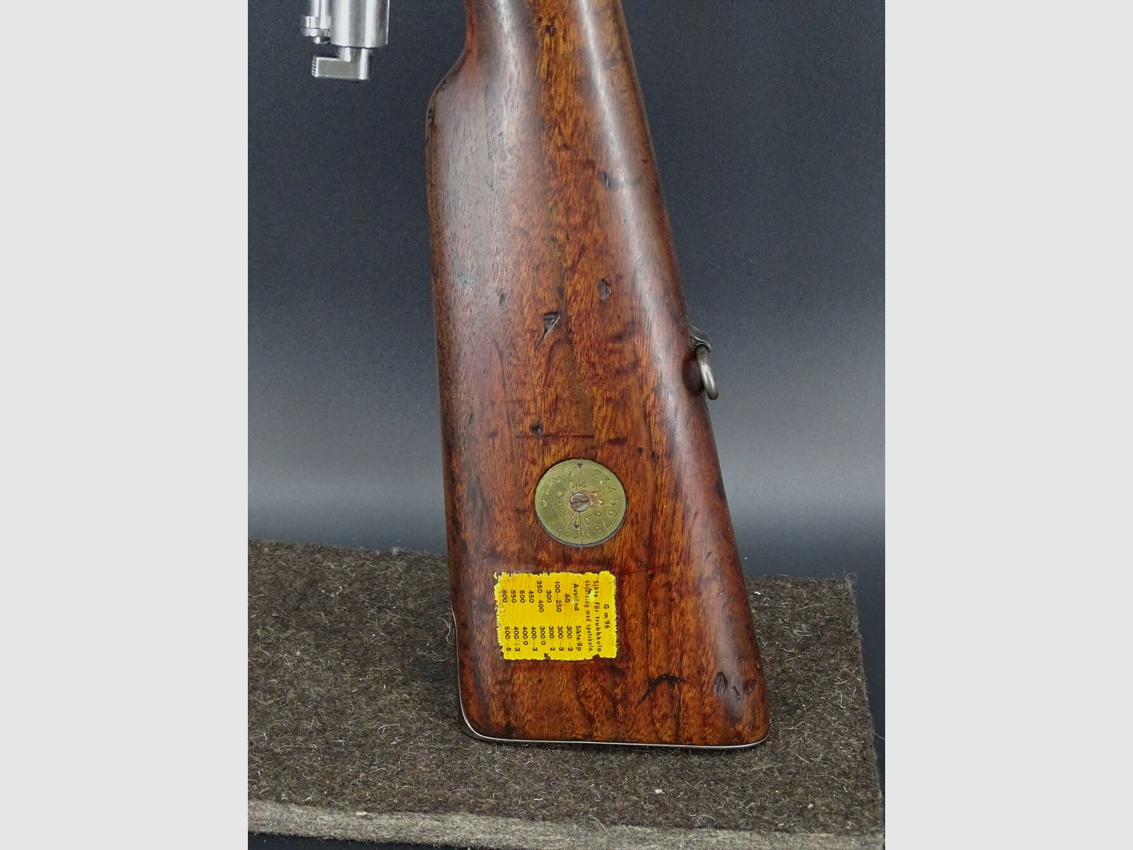Carl Gustafs Miasto Szwedzki Mauser M96 kaliber 6,5x55 BJ 1900 M96