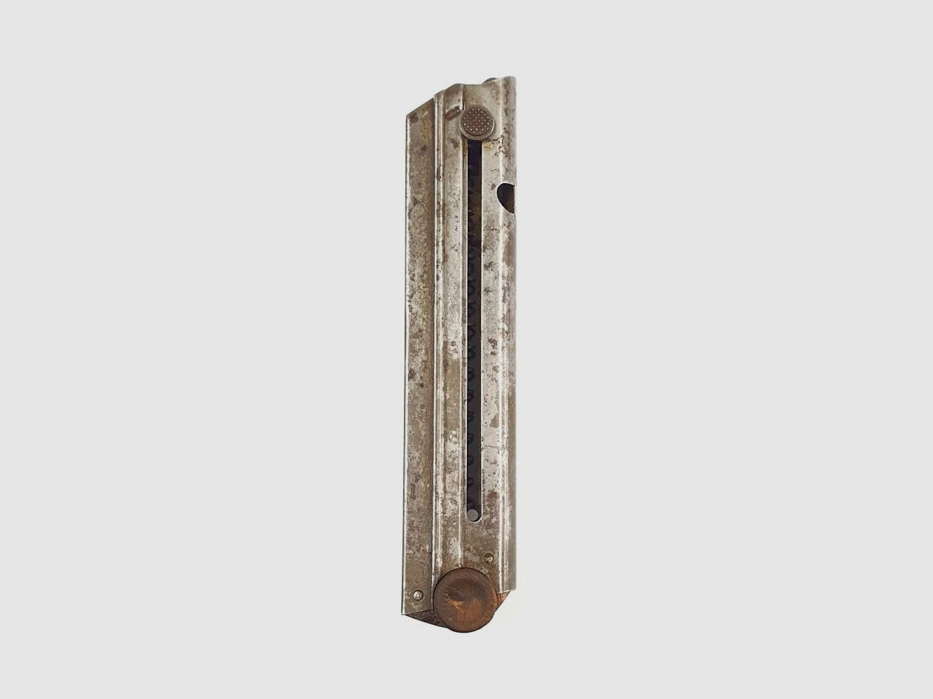 original 1. Weltkriegs Magazin für P08 Ordonnanzpistole, 9mm Luger 1.WK / 1. WW