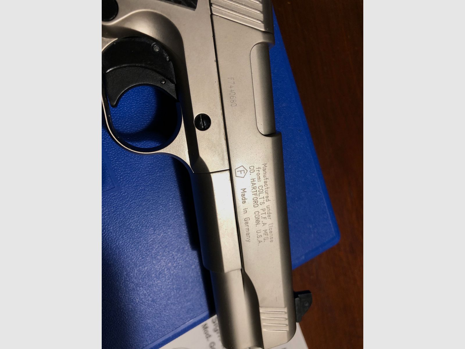 Colt Mod. Gold Cup cal. 4,5mm (.177)