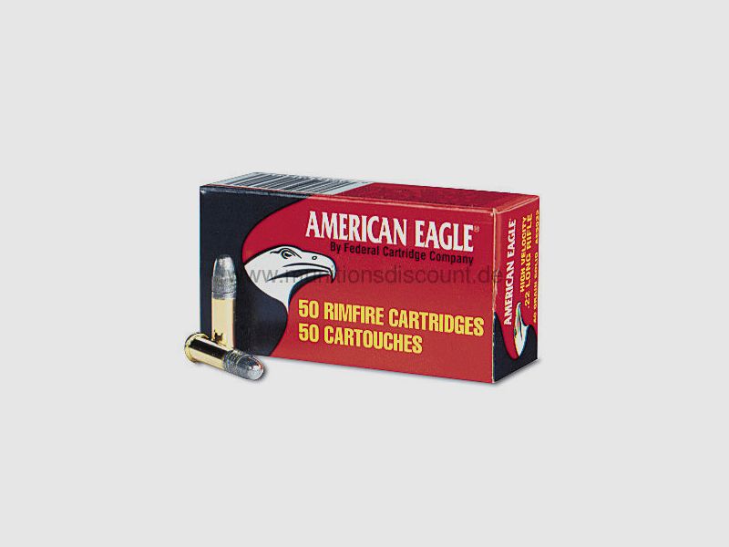Federal American Eagle 40 grs nicht verkupfertes Bleirundkopf Geschoß