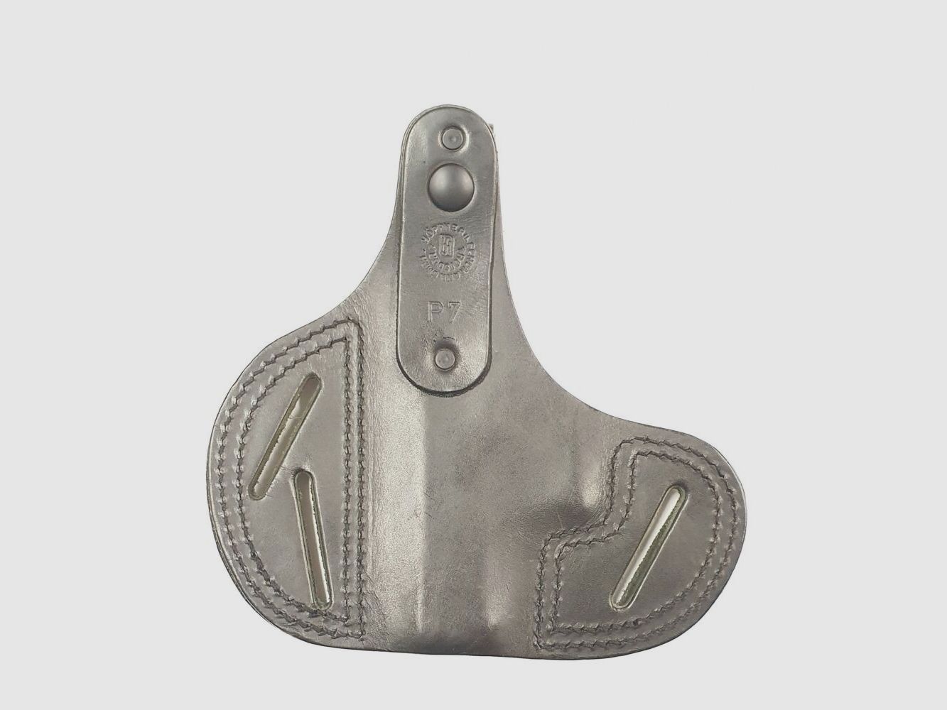 Fondina in pelle Höppner e Schuhmann, cintura - Fondina nera per Heckler e Koch HK P7