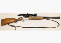 Heym used weapon Bockbüchsflinte Heym Mod22 SE in caliber 7x57R and 16/70 including ZF telescope sight Tasco Optic