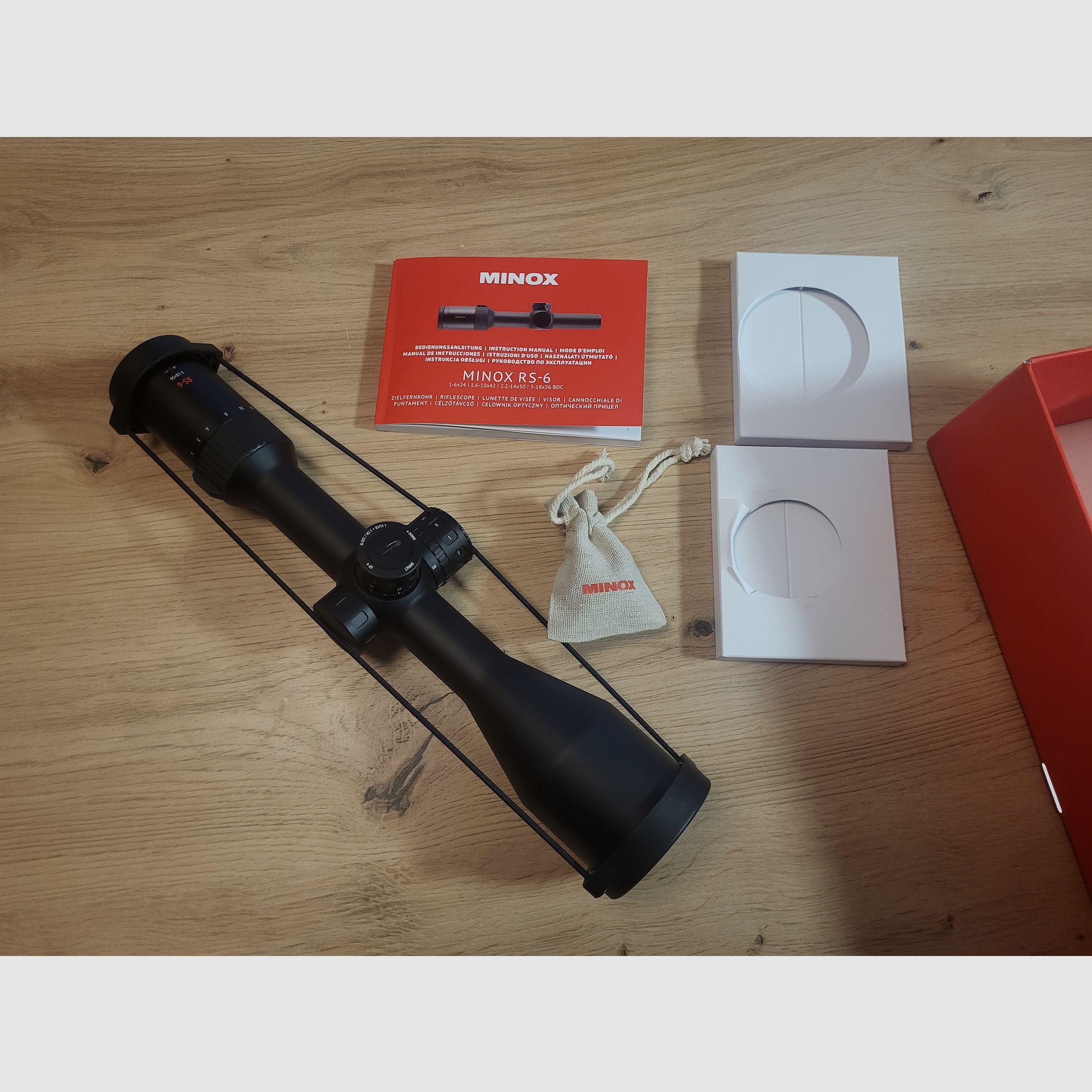 Minox RS 6 3-18x56 telescopio de mira