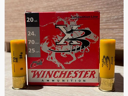 Winchester X3 Plus Competition Line- 20/70 - 24g - Nr. 9 (2,0mm) - Plomo
