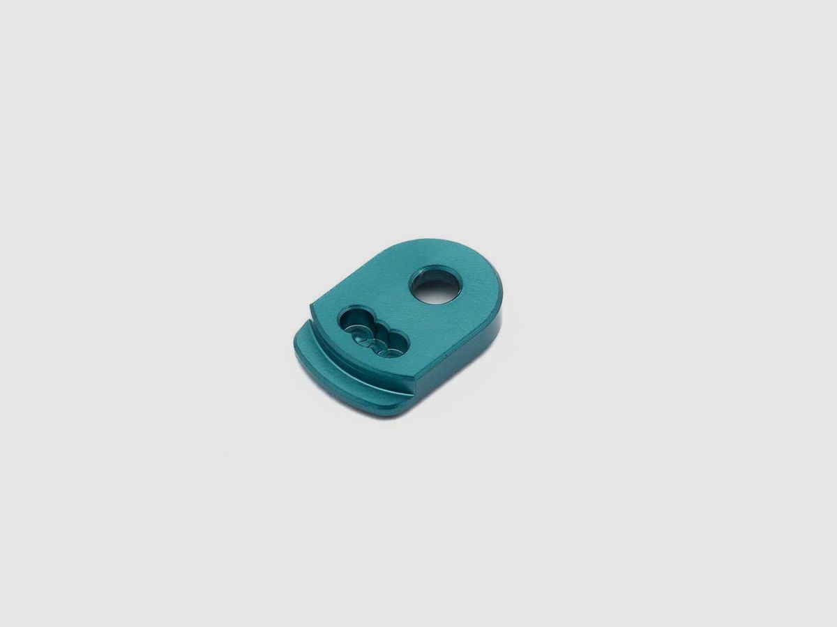 CZ Magazine Release Catch Button for Shadow 2, Color: Red, image 3 sur 3