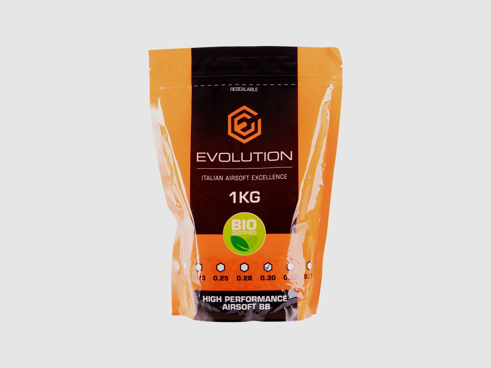 Evolution High Performance Airsoft BIO BBs 6mm 0,30g 3.330 Stück