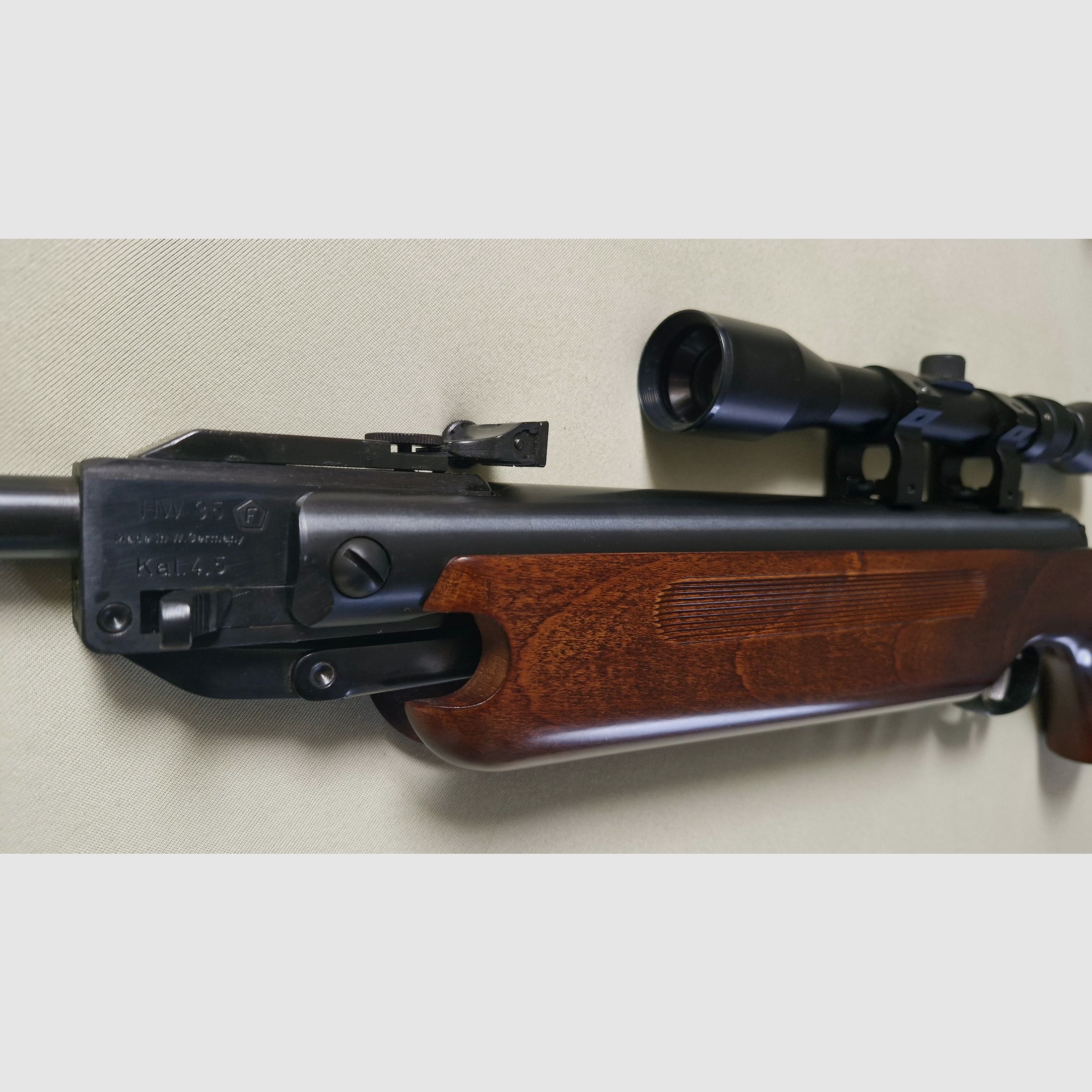 Air rifle HW35 Weihrauch with scope like new