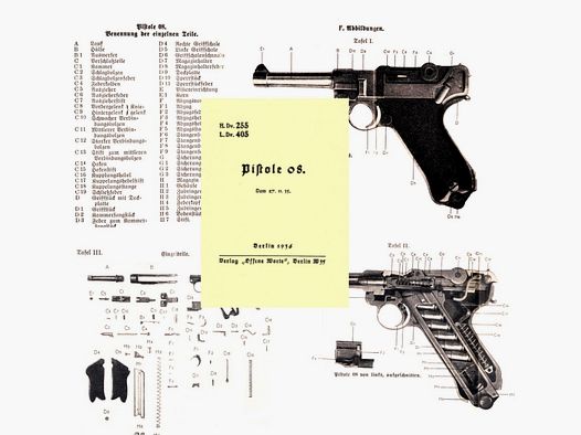 Nachdruck Dienstvorschrift Pistole P08 von 1936