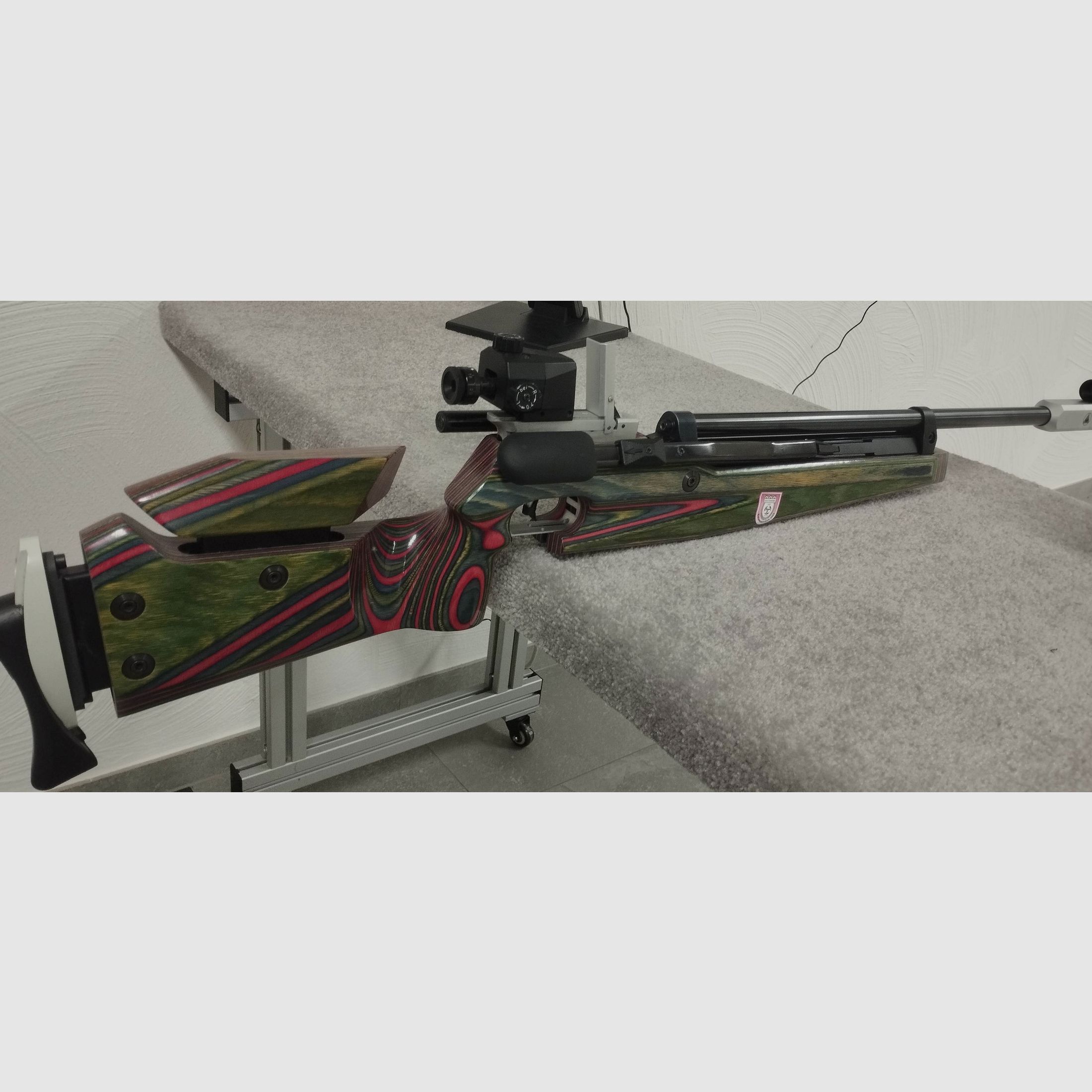 Match Luftgewehr Feinwerkbau 603 Buntschaft Sonderedition rechts 