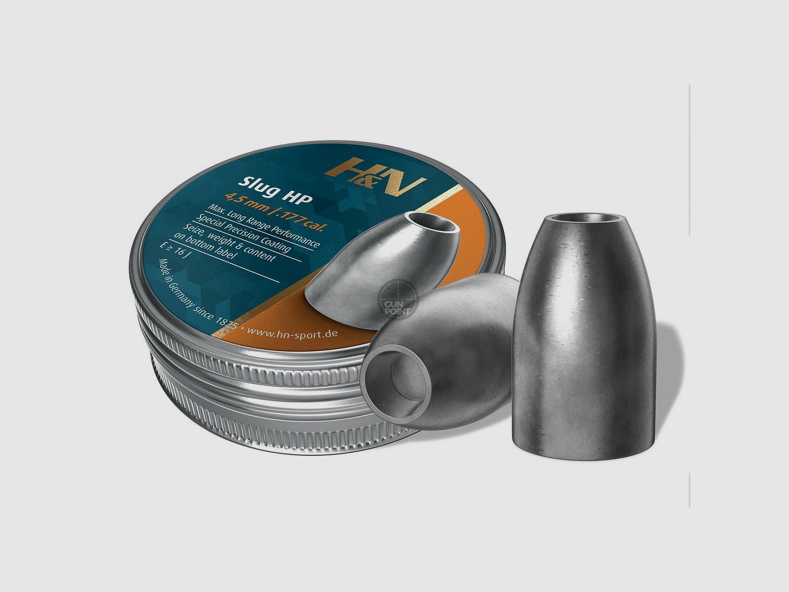 H&N Slug HP - 4,50 mm / .177 cal. 13gr - 350 Stck