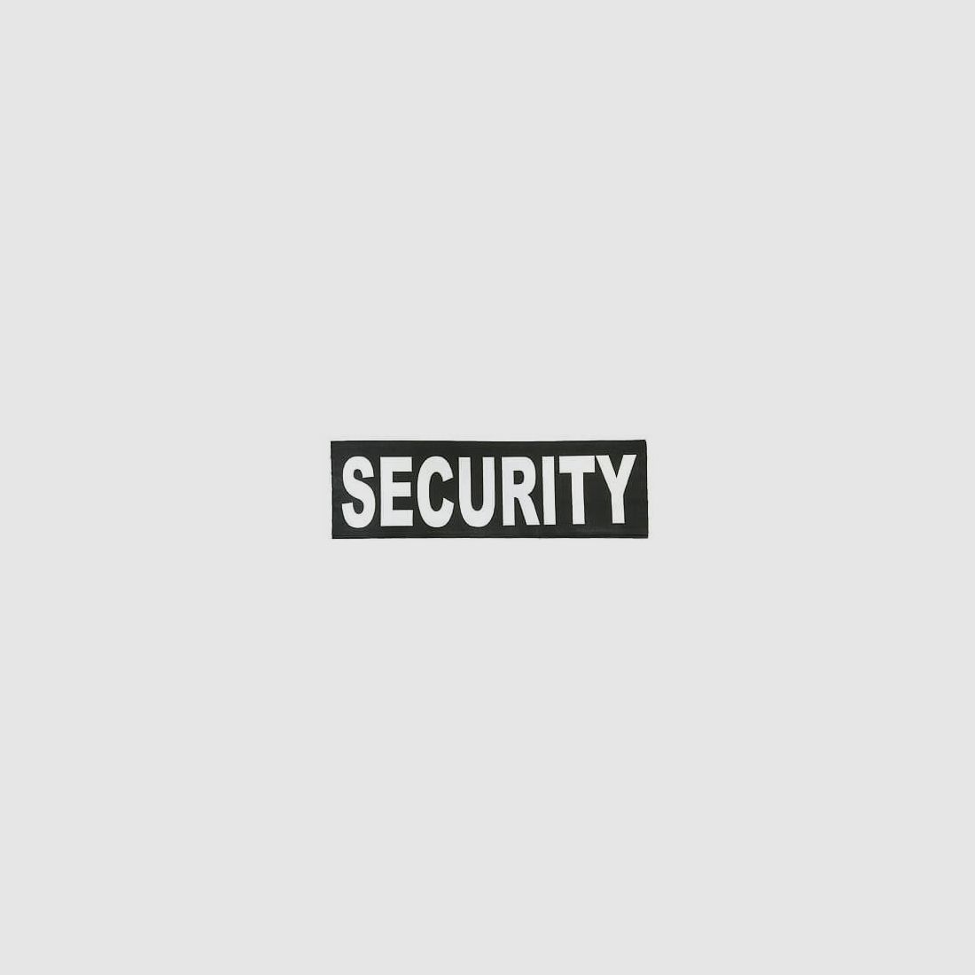 Reflektierender Security Klett Patch - Groß