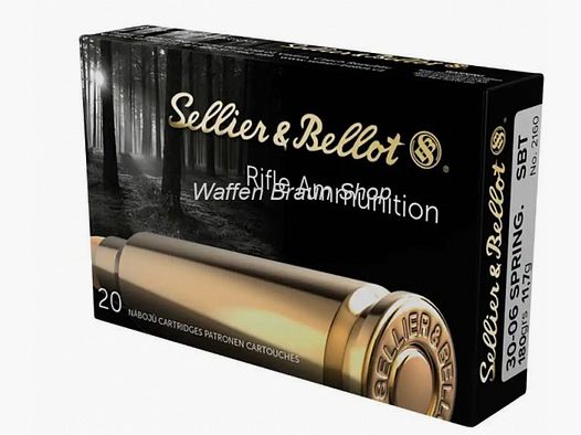 S+B .30-06Spr. SGK 180grs. 20pcs