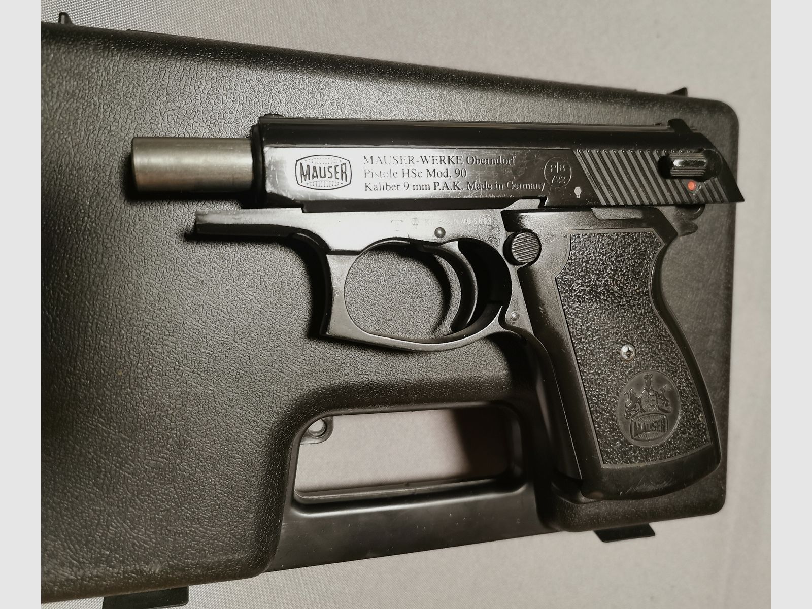 Mauser HSC 90 Schwarz Sammlerwaffen mit PTB Frei ab 18 Jahre