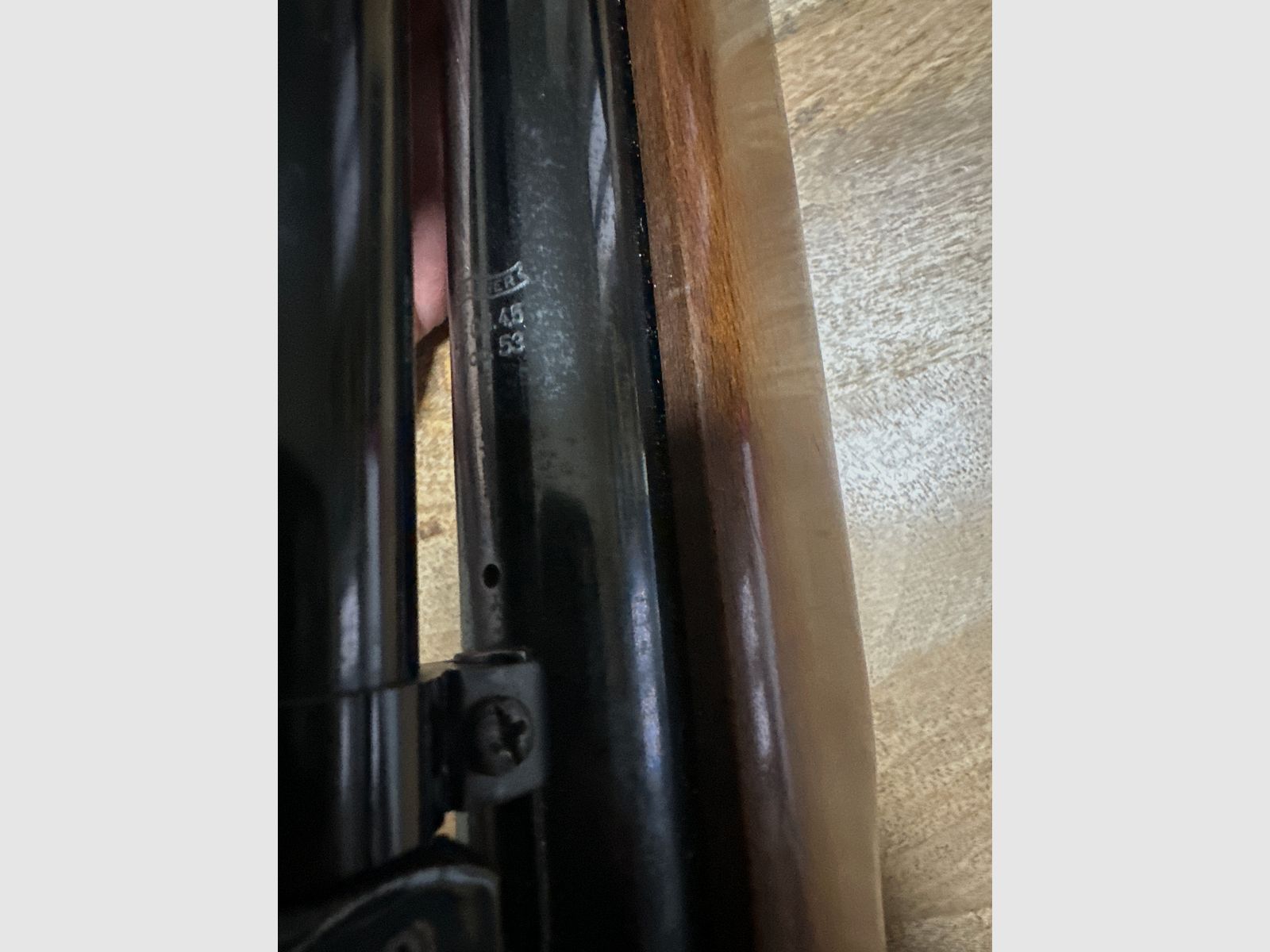 Walther Luftgewehr LG 53 cal.4,5 mm ohne F Kennzeichen da vor 1970 hergestellt 