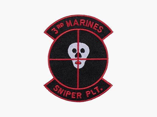 ASMC ASMC Abzeichen US Textil 3rd Marines Sniper Plt.