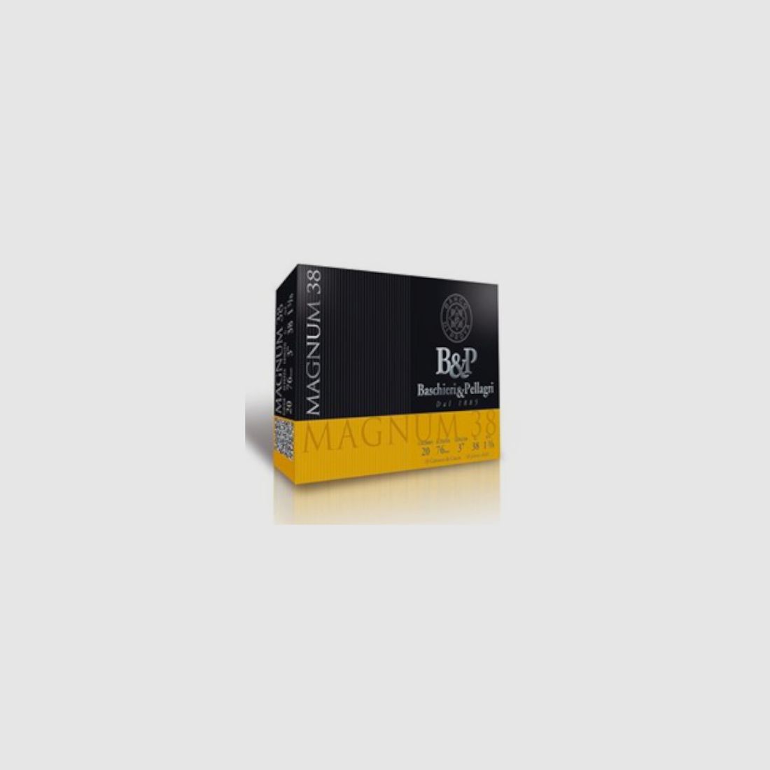 BASCHIERI & PELLAGRI – Hagelpatronen – MAGNUM 38 Lood N°0, afbeelding 1 van 4