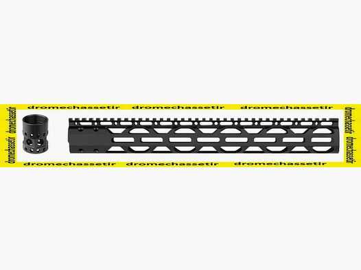 Schwebender Handguard ATI für AR15 M-LOK 15 Zoll schwarz