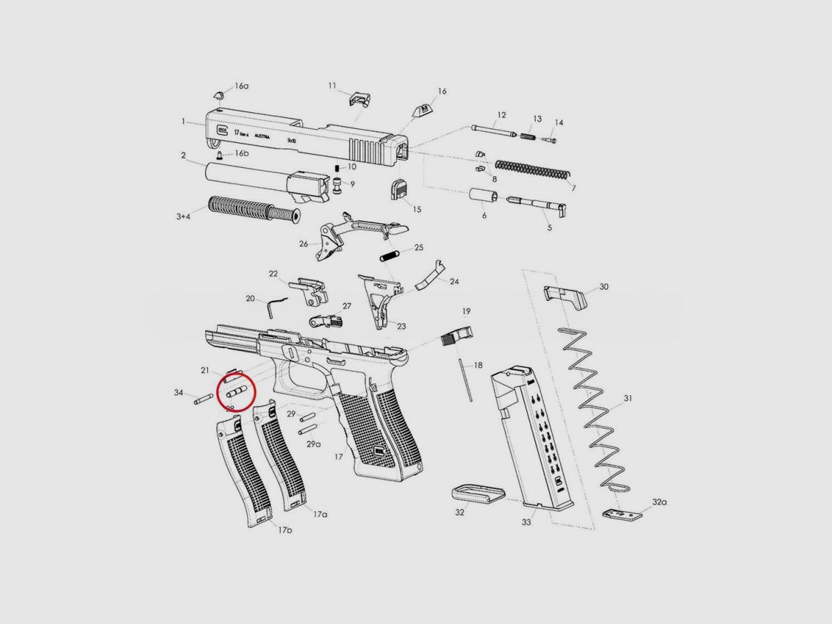 Eemann Tech Trigger Pin for GLOCK, image 3 sur 3