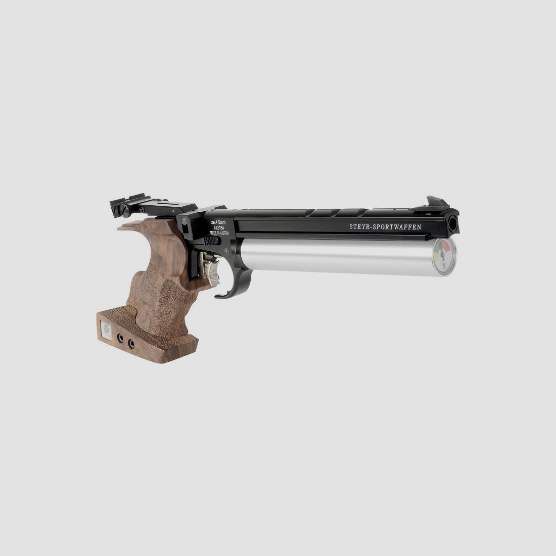Steyr Sport LP 50 Plata derecha tamaño M pistola de aire de competición