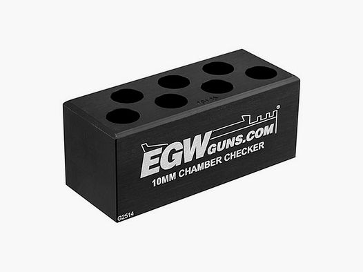 EGW Galga verificadora de cartuchos 7 posiciones 10mm Auto