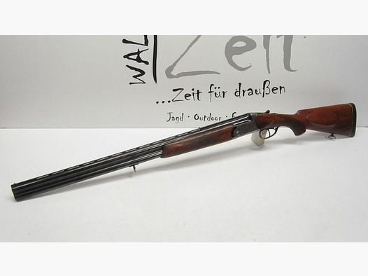 Bockdoppelflinte A.S.L. Italien Kal. 16/70, gravierte Basküle, Ejektor, Dop 16/70