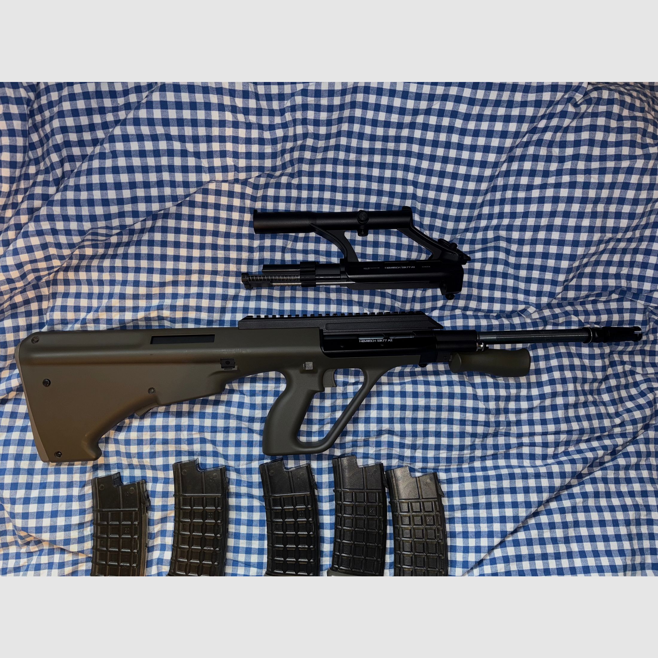 Novritsch SSR77A1 SAEG+SSR77A2 parte superiore+5 caricatori