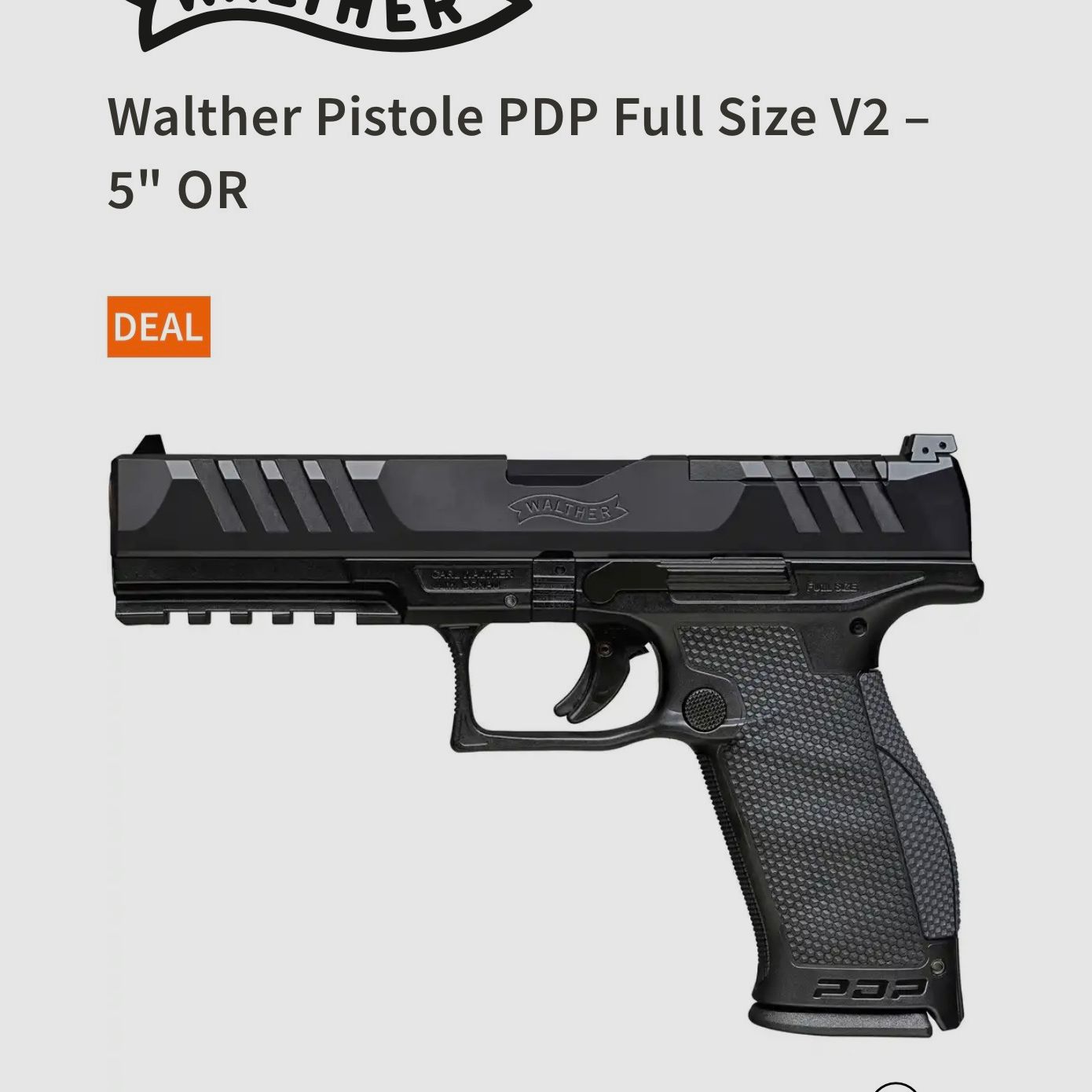 Walther PDP 5 Zoll