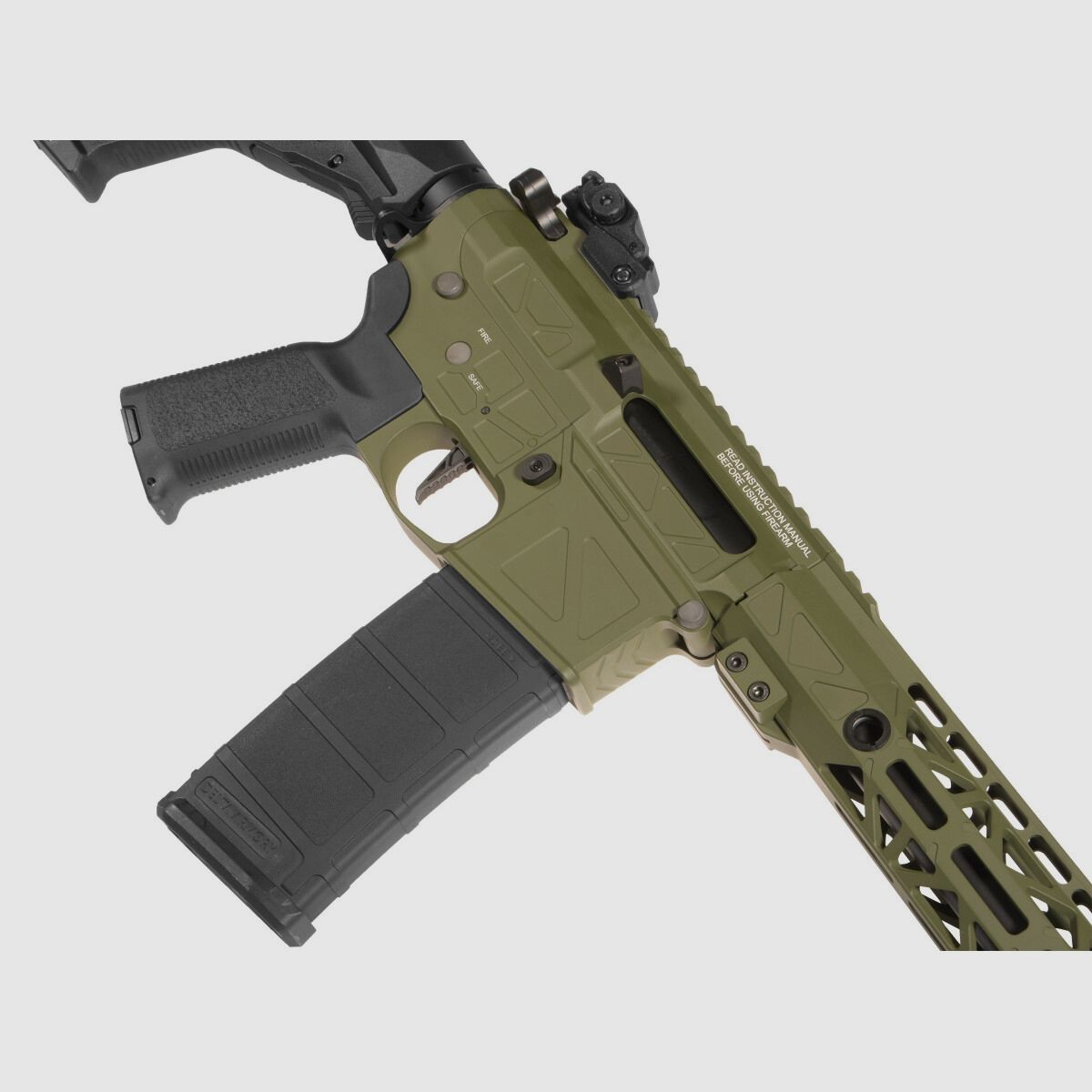 GP R15 FREYA 10" CNC Mlok FREYA ALPHA S-AEG Oliv Frei ab 18 Jahren | Delta Armory