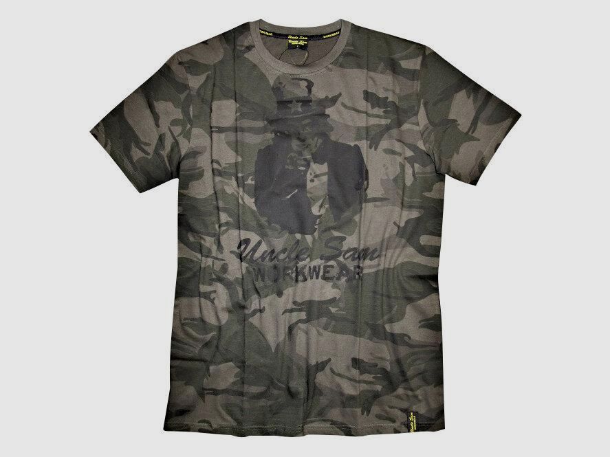 T-Shirt Herren (Camouflage/Schwarz)