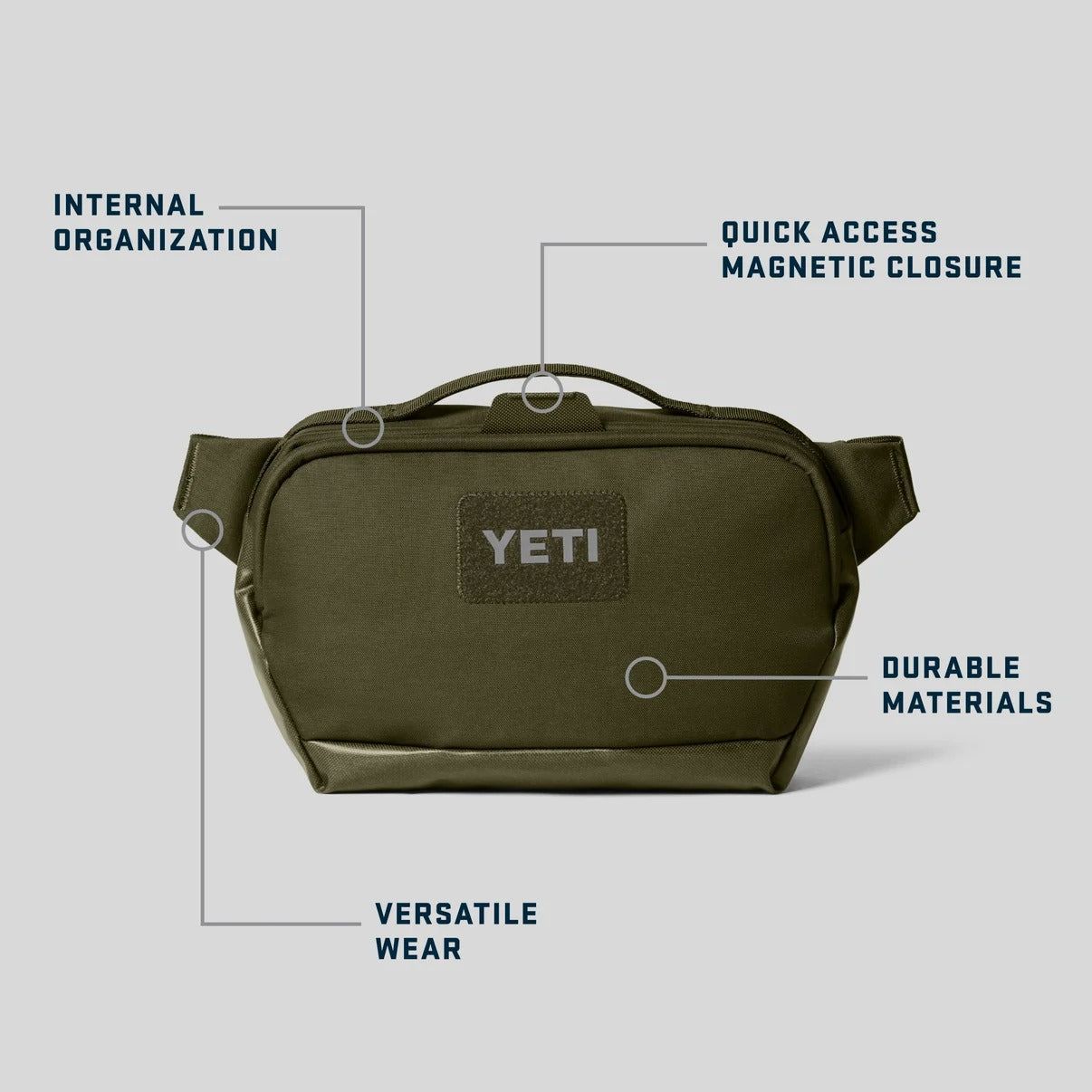 YETI® Ranchero™ Crossbody Tas 4 L - Pampa Light Green, afbeelding 5 van 13